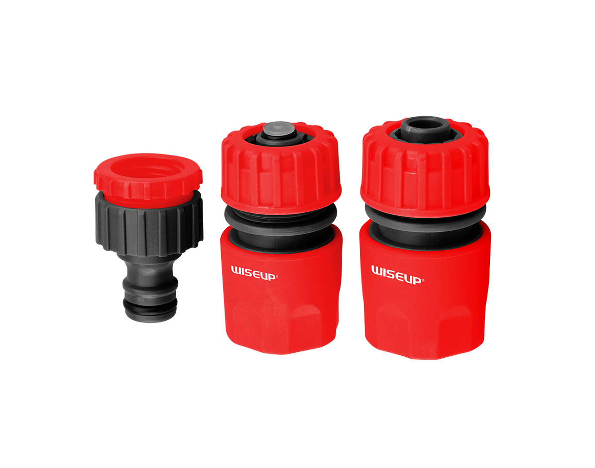 Garden Hose Quick Nozzle Connector Set of 3pcs